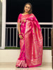Regal Woven Saree | Soft Banarasi Katan Silk Fabric | For Wedding
