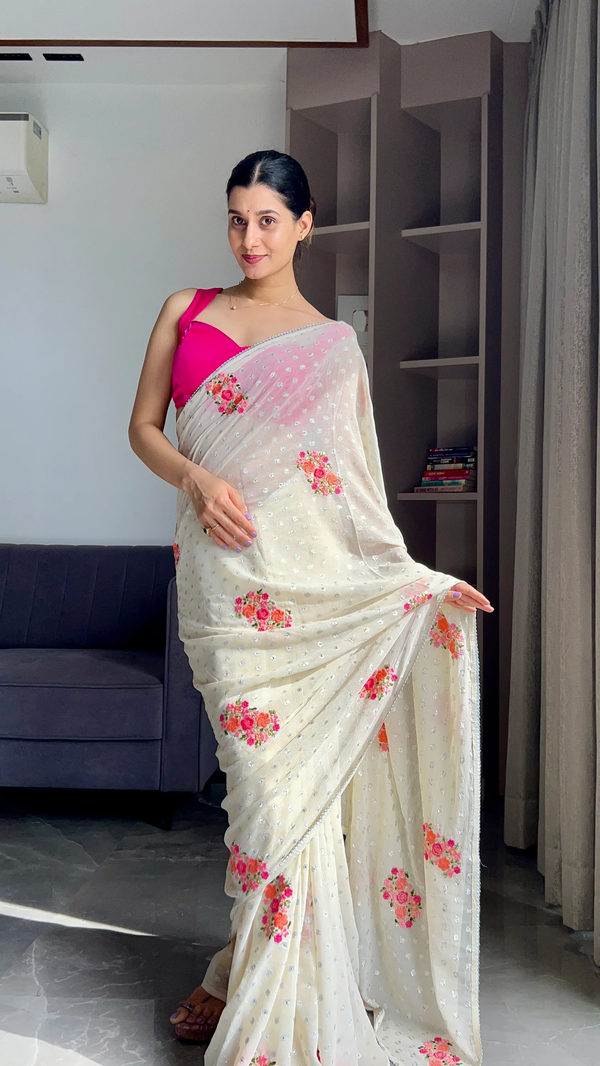 ready to wear saree,readymade saree,one minute saree, 1 minute saree, stitched saree, pre pleated saree , pre draped saree
