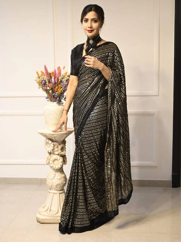 ready to wear saree,readymade saree,one minute saree, 1 minute saree, stitched saree, pre pleated saree , pre draped saree
